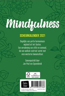 SCHEURKALENDER 2021 MINDFULNESS  - FSC MIX CREDIT achterkant