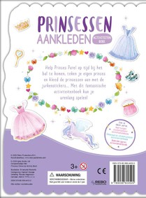 Prinsessen aankleden stickerplezier achterzijde