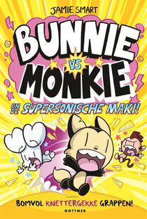 Bunnie vs Monkie en de supersonische maki! voorzijde