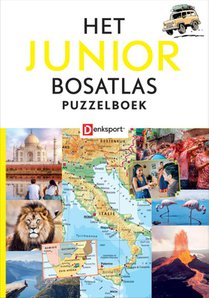 Het Junior Bosatlas Puzzelboek voorzijde