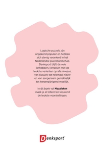Denksport puzzelboek Mozaïek achterkant