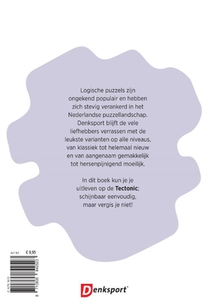 Denksport puzzelboek Tectonic 2 achterkant