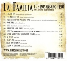Rosenberg Trio – la familia (cd) achterkant