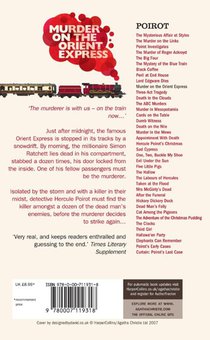 Murder on the Orient Express achterzijde