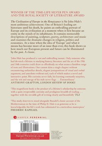 The Civilization of Europe in the Renaissance achterzijde