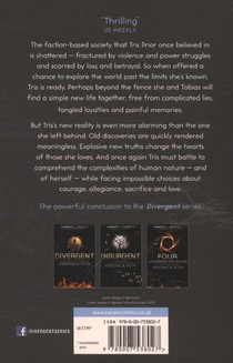 Divergent 3. Allegiant (Adult Cover) achterzijde