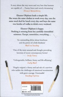 Eleanor Oliphant is Completely Fine achterzijde