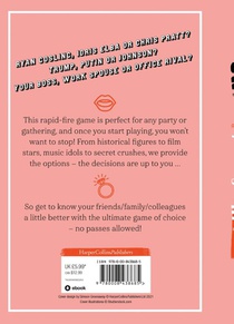 Shag, Marry, Avoid achterzijde