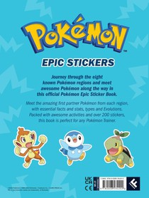 Pokemon Epic stickers achterzijde