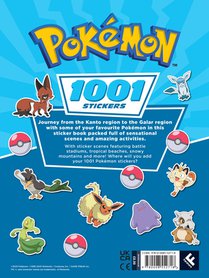Pokemon: 1001 Stickers achterzijde