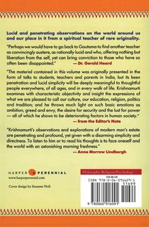 Think on These Things achterzijde