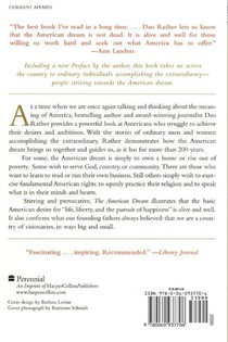 The American Dream achterzijde