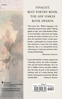 Constructor Poems by John Koethe achterzijde