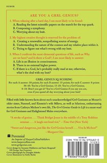The Grrl Genius Guide to Life achterzijde
