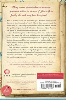 The Lost Memoirs of Jane Austen achterzijde