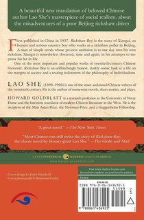 Rickshaw Boy achterzijde