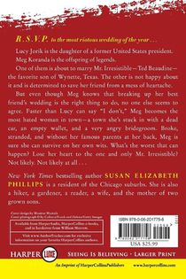 Call Me Irresistible Large Print achterzijde