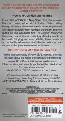American Sniper [Movie Tie-in Edition] achterzijde