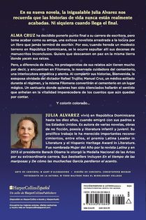 Alvarez, J: Cemetery of Untold Stories \ El Cementerio de Lo achterzijde