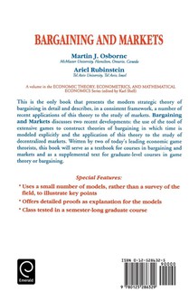 Bargaining and Markets achterzijde