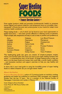 Super Healing Foods achterzijde
