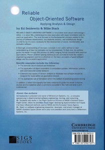 Reliable Object-Oriented Software achterzijde