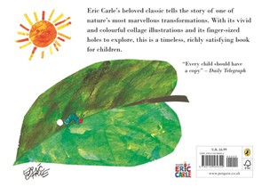 The Very Hungry Caterpillar achterzijde