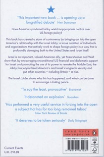 The Israel Lobby and US Foreign Policy achterzijde