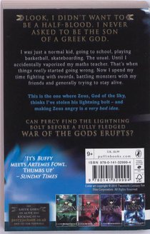 Percy Jackson and the Lightning Thief - Film Tie-in (Book 1 of Percy Jackson) achterzijde