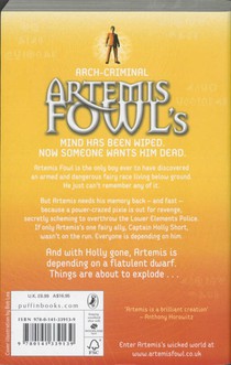 Artemis Fowl and the Opal Deception achterzijde