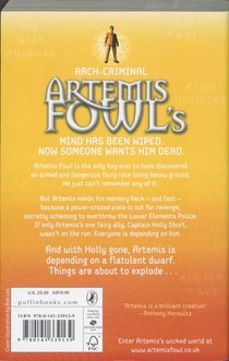 Artemis Fowl and the Opal Deception achterzijde