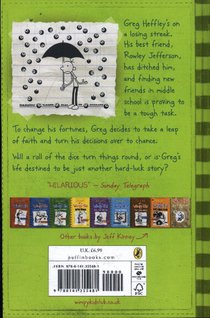 Diary of a Wimpy Kid: Hard Luck (Book 8) achterzijde