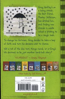 Diary of a Wimpy Kid: Hard Luck achterzijde
