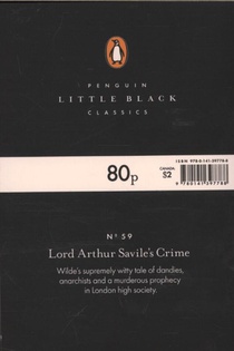 Lord Arthur Savile's Crime achterzijde