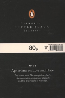 Aphorisms on Love and Hate achterzijde