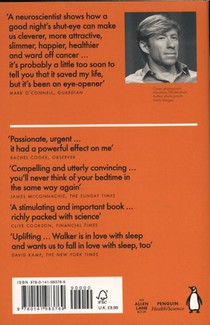 Why We Sleep achterzijde