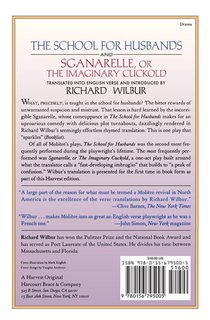 School for Husbands and Sganarelle, or the Imaginary Cuckold, by Moliere achterzijde