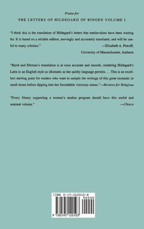 The Letters of Hildegard of Bingen: The Letters of Hildegard of Bingen achterzijde