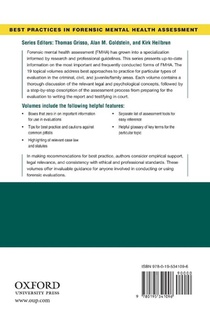 Evaluation of Workplace Disability achterzijde