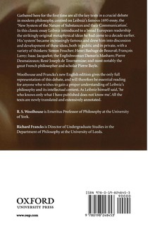 Leibniz's 'New System' achterzijde