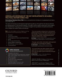 International Relations Since 1945 achterzijde