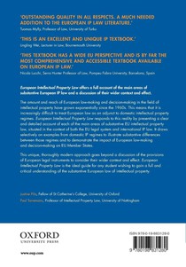 European Intellectual Property Law achterzijde