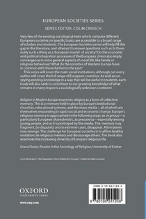 Religion in Modern Europe achterzijde