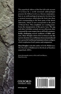 Leviticus as Literature achterzijde