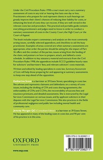 Summary Assessment of Costs achterzijde