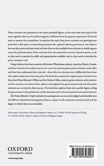 The Prime Ministers' Craft achterzijde