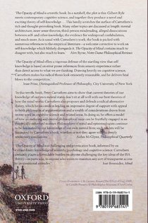 The Opacity of Mind achterzijde