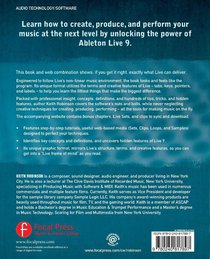 Ableton Live 9 achterzijde