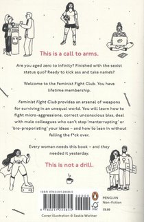 Feminist Fight Club achterzijde