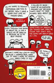 Diary of an Awesome Friendly Kid achterzijde
